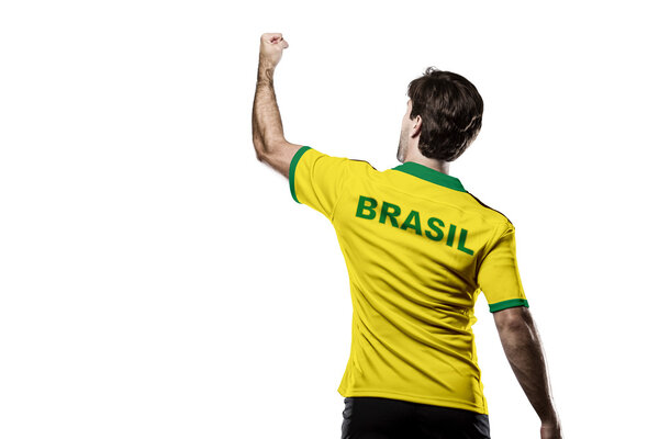 Спортсмен празднует золотую медаль
