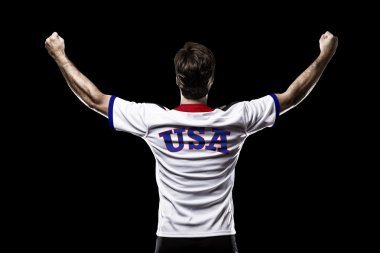 Altın madalya kutluyor atlet