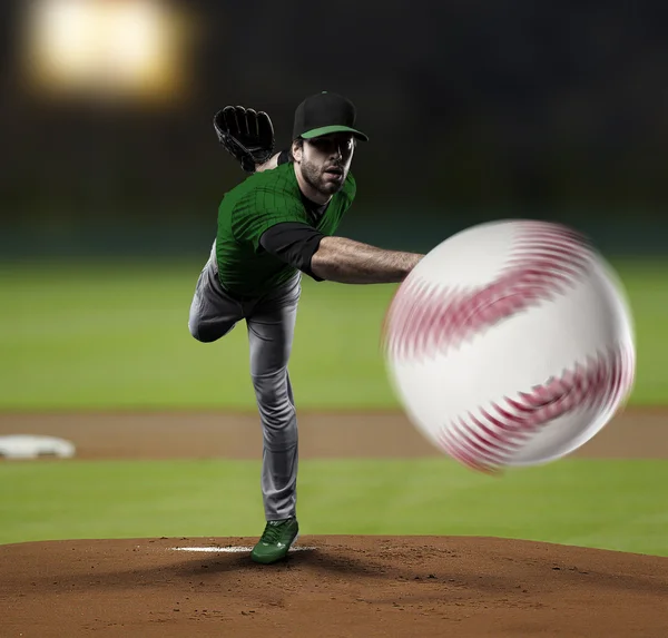 Giocatore di baseball maschile — Foto Stock