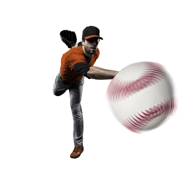 Kastare Basebollspelare — Stockfoto