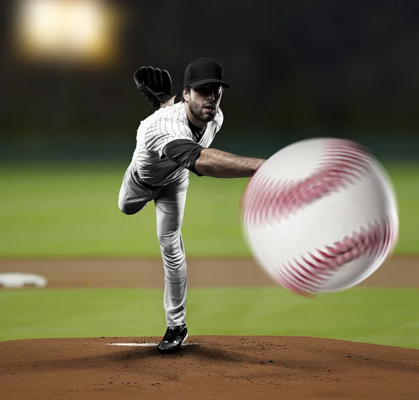 Lanzador jugador de béisbol — Foto de Stock