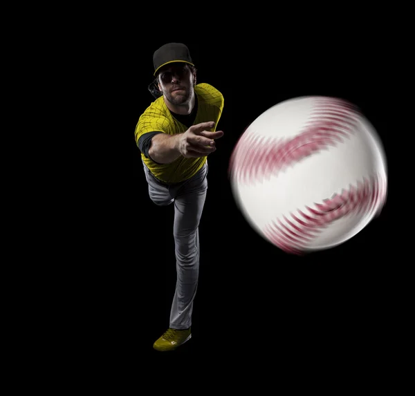 Jugador de béisbol masculino — Foto de Stock