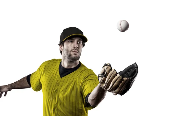 Giocatore di baseball maschile — Foto Stock