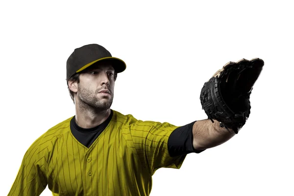 Jogador masculino de beisebol — Fotografia de Stock
