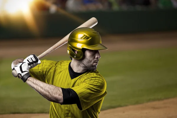 Jugador de béisbol masculino — Foto de Stock