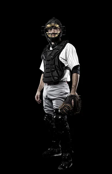 Catcher jogador de beisebol — Fotografia de Stock