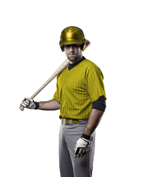 Jucător de baseball masculin — Fotografie, imagine de stoc