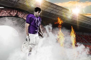 Futbolcu mor üniforması