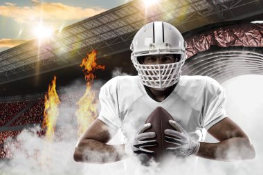 Beyaz üniforma futbolcu