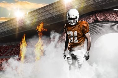 Futbolcu ile bir portakal