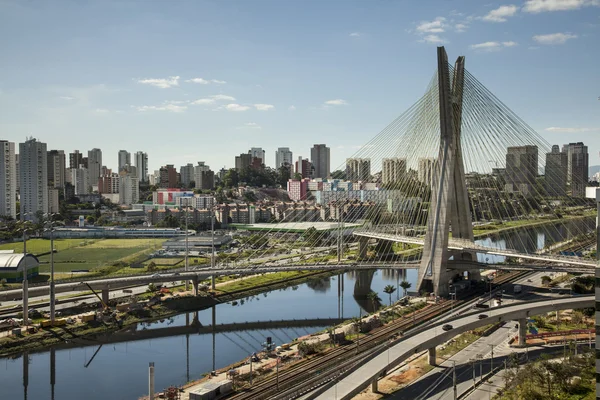 Sao Paulo on Sunset — Stok fotoğraf