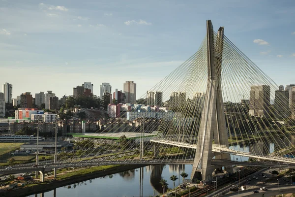 Puesta de sol en Sao Paulo — Foto de Stock