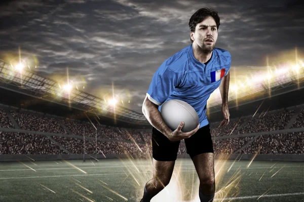 Französischer Rugbyspieler — Stockfoto