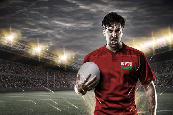 Welsh rugbyspeler — Stockfoto