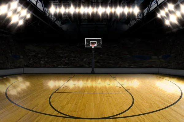 Cancha de baloncesto. Fondo de baloncesto . — Foto de Stock