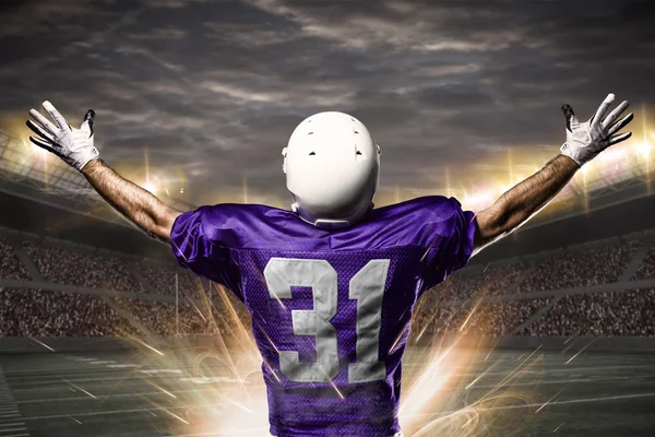 Football Player on a stadium — Stock Photo, Image