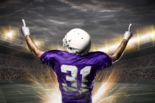 Football Player on a stadium — Stock Photo, Image