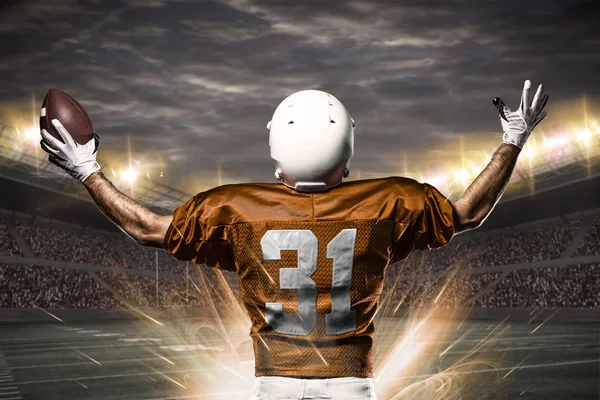 Football Player on a stadium — Stock Photo, Image