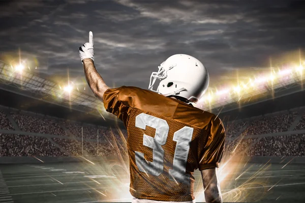 Football Player on a stadium — Stock Photo, Image