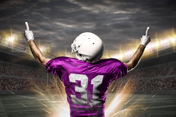 Football Player on a stadium — Stock Photo, Image