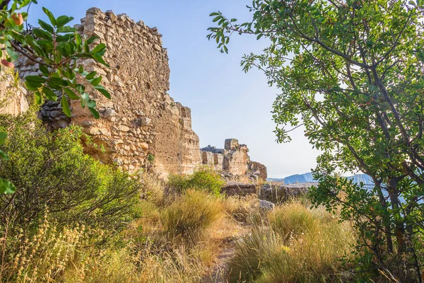 Amanecer Desde Castillo Confrides Alicante España — Foto de Stock