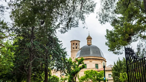 Utsikt Över Kyrkan San Mauro Alcoi Alicante Spanien — Stockfoto