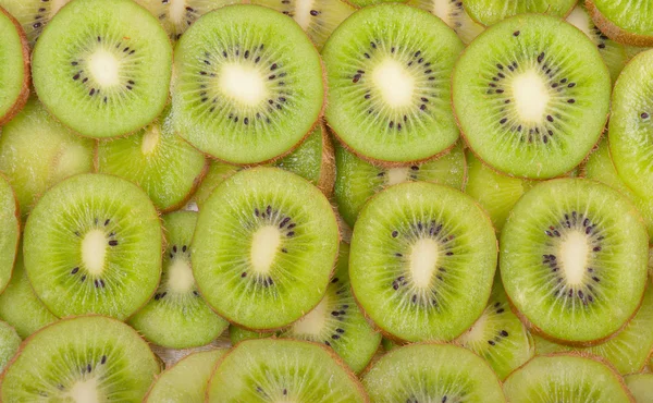 F the pieces of kiwi Stock Picture