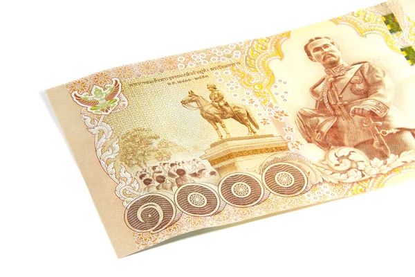 Thajské bankovky tisíc bahtů — Stock fotografie