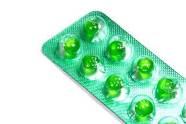 Vakumlu Ambalaj yeşil gaz hap