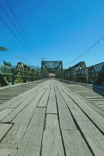 World War Memorial Tha Pai Memorial Bridge Pai Mae Hong — Fotografia de Stock