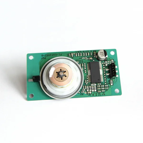 Laser Reflex elmotor på tryckta kretskort — Stockfoto
