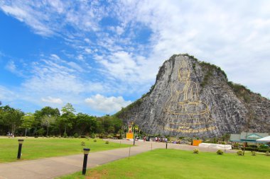 Oyma Buda Dağı'nda Khao Chee Chan, Chonburi, Tayland, Thailand