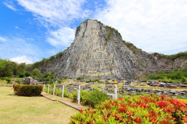 Oyma Buda Dağı'nda Khao Chee Chan, Chonburi, Tayland, Thailand