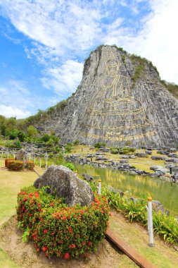 Oyma Buda Dağı'nda Khao Chee Chan, Chonburi, Tayland, Thailand
