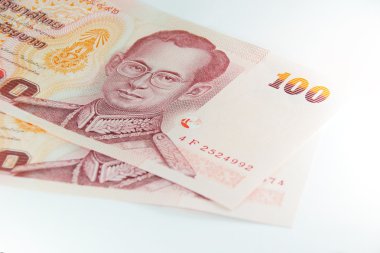 Tay banknot 100 Baht