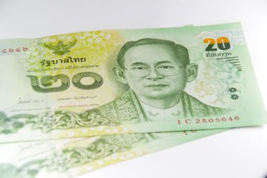 Tay banknot 20 Baht