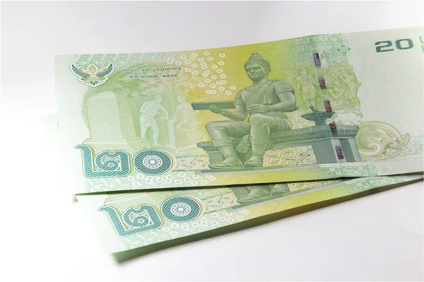 Billets thaïlandais 20 Baht — Photo