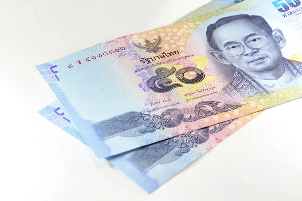 Thajské bankovky 50 Baht — Stock fotografie