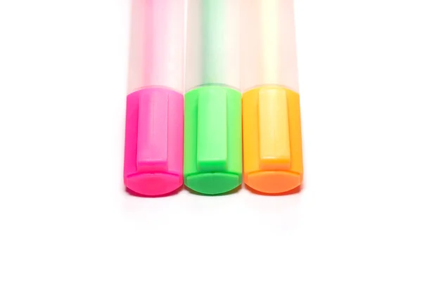 Markeerstift marker- of markeerkleur pen — Stockfoto