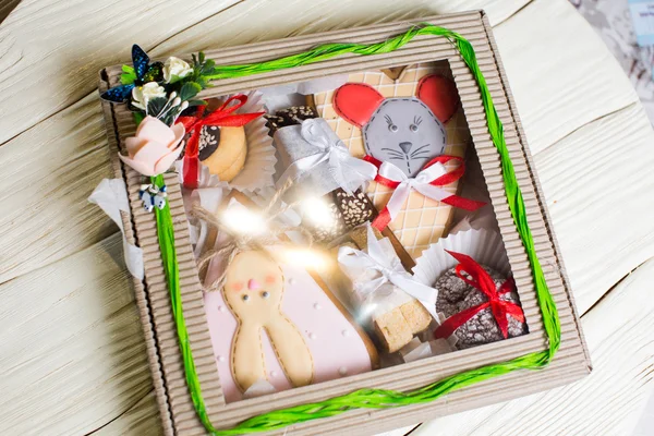 Das ursprüngliche Backen - Lebkuchen — Stockfoto