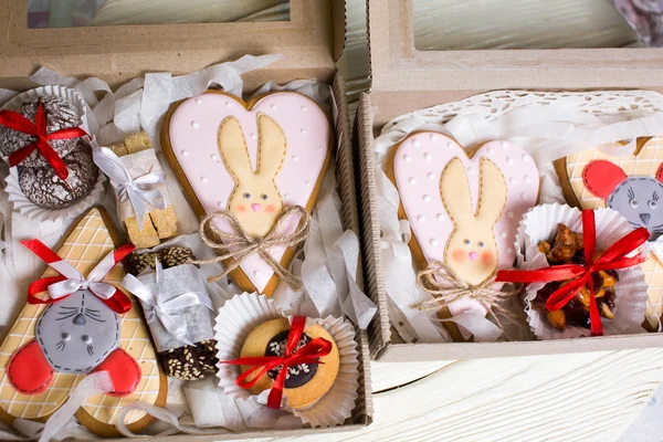 Das ursprüngliche Backen - Lebkuchen — Stockfoto