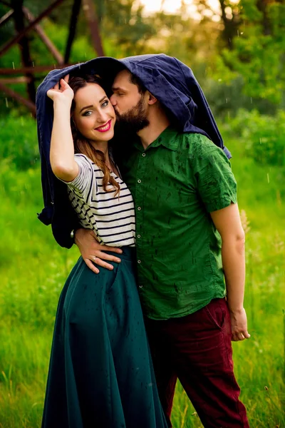 Beautiful pair of lovers — Stock Photo, Image