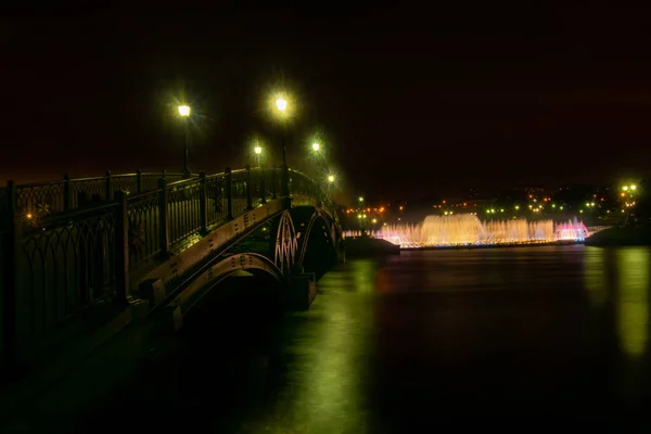 Ночь Москве Царицыно — стоковое фото