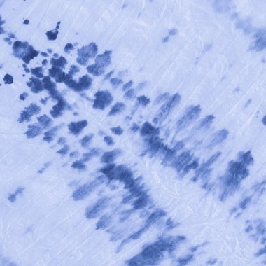 İndigo boyalı çizgili parmak izi. Deniz Geometriği 