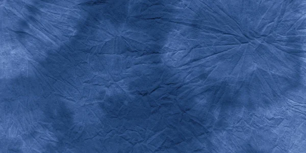 Tie Dye Batik Texture. Blue Denim Abstract