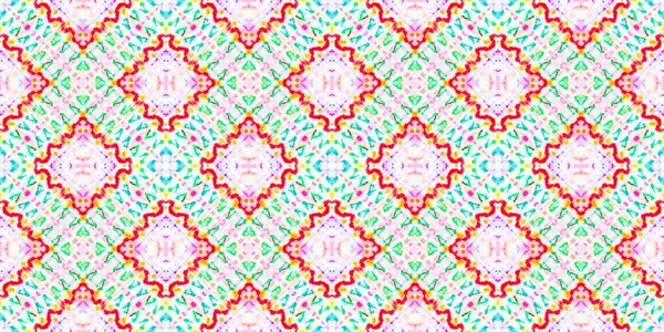 Watercolor Mexican Pattern.