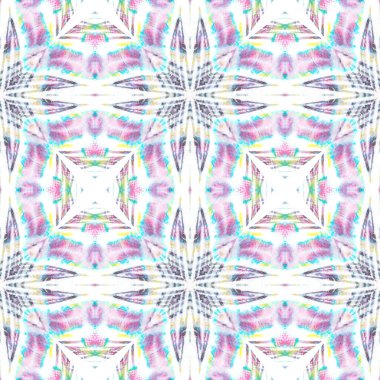 Soyut Suluboya İslami Döşeme. 