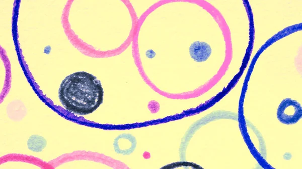 Pintura de crianças roxas. Padrão Circular. Rosa — Fotografia de Stock
