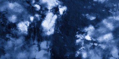 Kova boyası lekesi çizimi. İndigo Denim Akrilik 