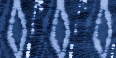Mavi Denim Ikad deseni. Tie-Dye Arkaplanı. 